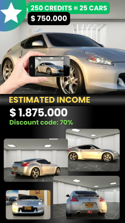 250 CREDITS FOR VIRTUAL SHOWROOM APP